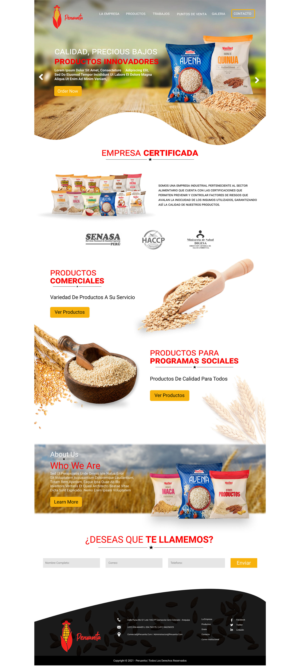 Web Design by Adeel Rahman for Peruanita Eirl | Design #26795080