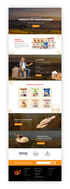 New design for www.peruanita.com | Web Design par Adeel Rahman