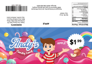 Andy's Candy Land Package Design | Diseño de Empaque por Tlvs Murthy