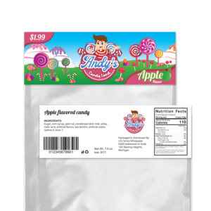Andy's Candy Land Package Design | Diseño de Empaque por vpt_creations