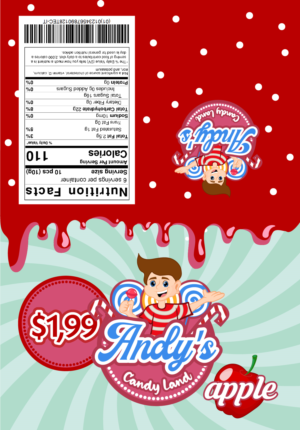 Andy's Candy Land Package Design | Diseño de Empaque por ileanalp