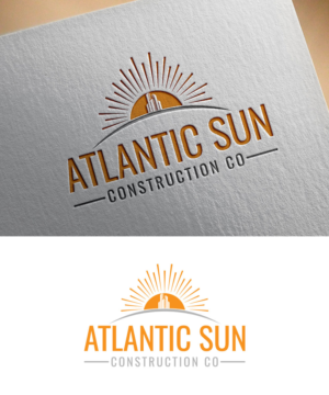 Atlantic Sun Construction Co. | Logo Design by Mr Line @rt