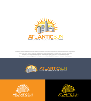 Atlantic Sun Construction Co. | Logo Design by Aditya.DwiRama
