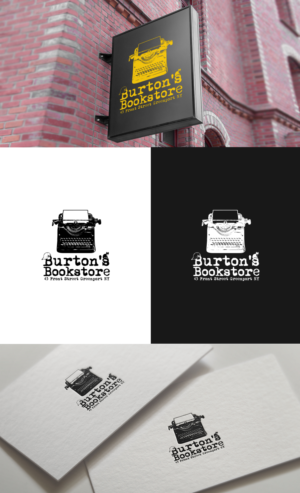 Logo Design by GLDesigns for Burton's Bookstore | Design: #26691124
