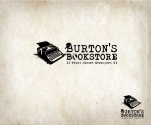 Logo Design by thulet for Burton's Bookstore | Design: #26692225