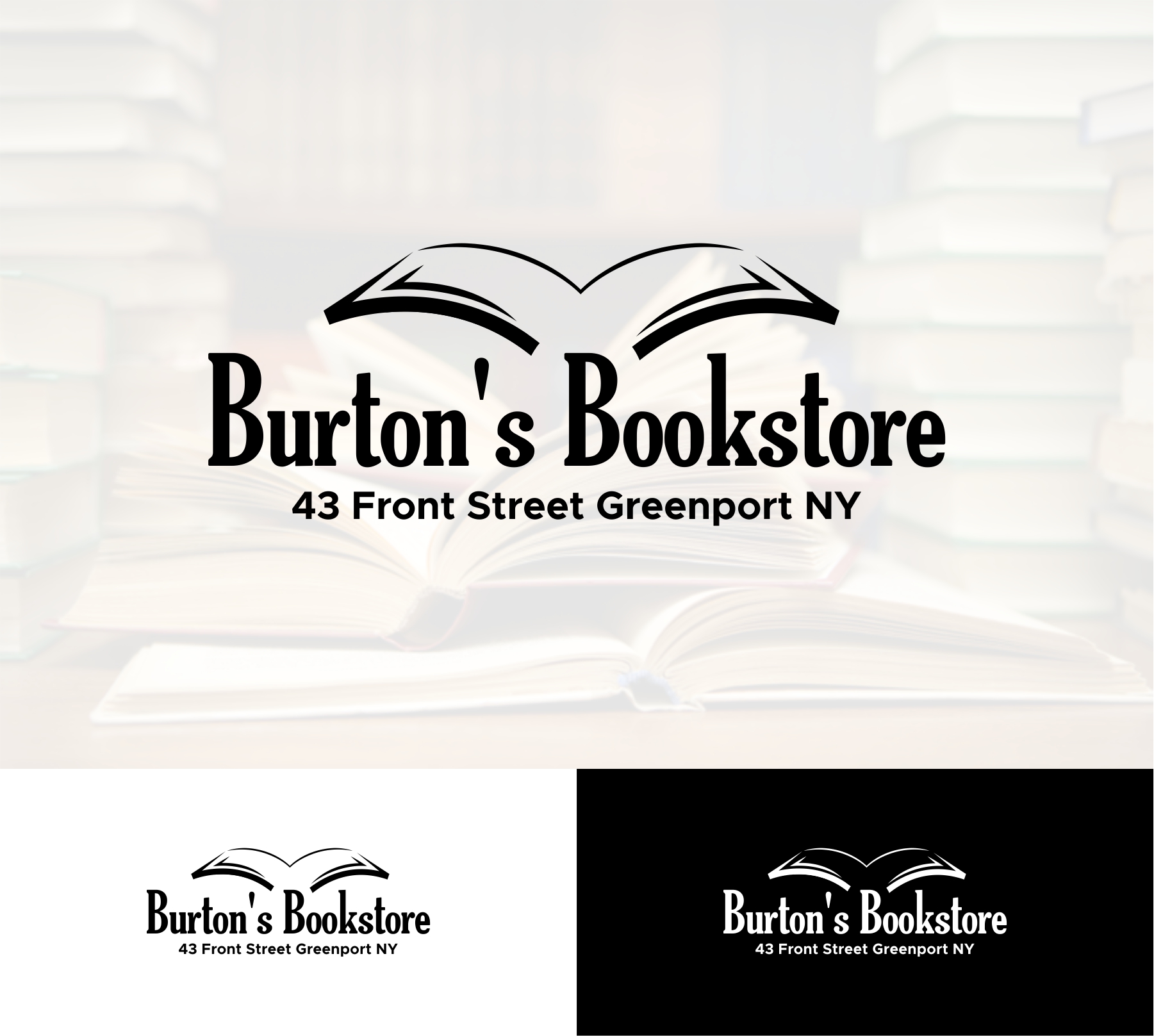 Logo Design by ZeneFashions for Burton's Bookstore | Design #26694958