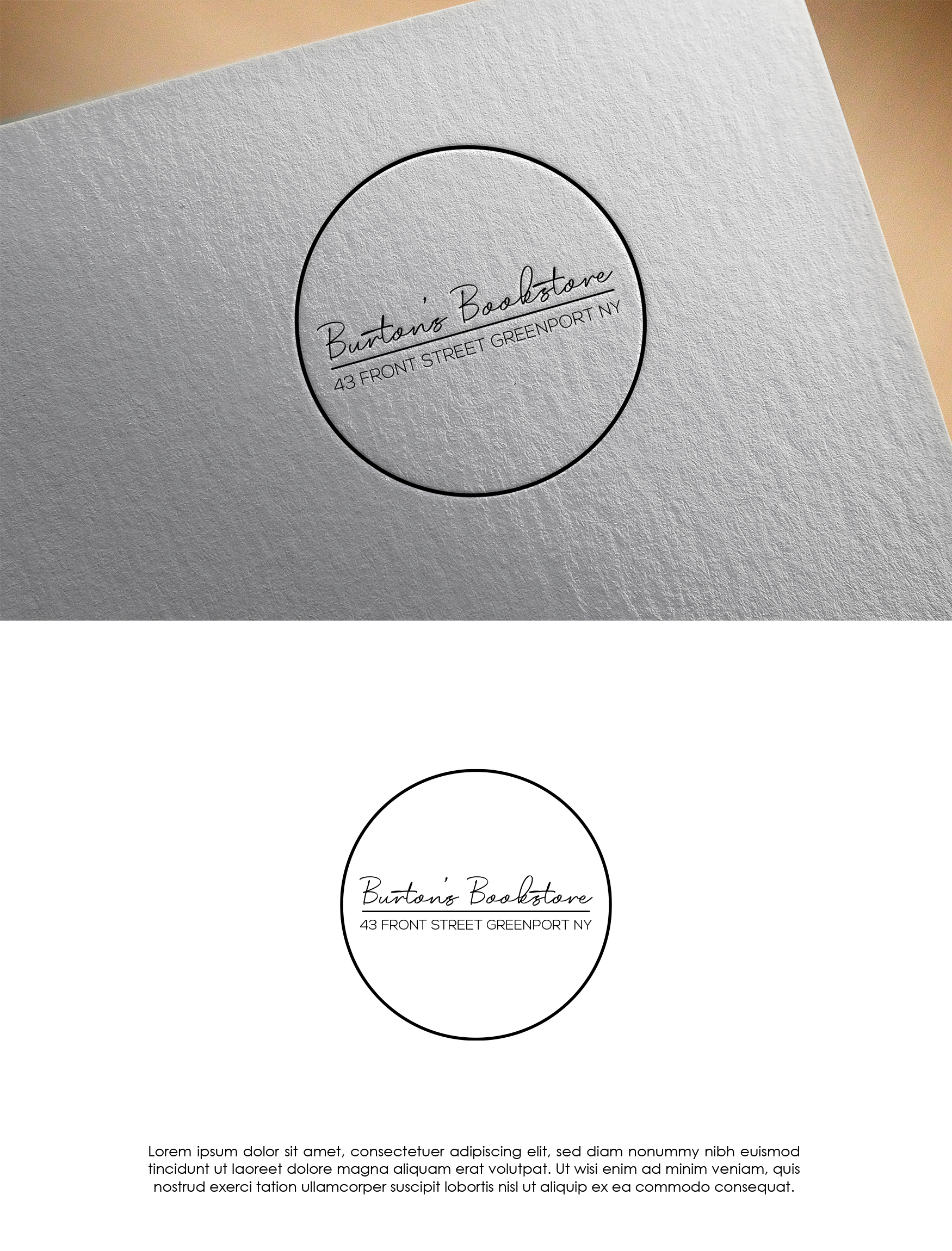 Diseño de Logo por Amelia 25 para Burton's Bookstore | Diseño #26721486