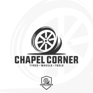 Chapel Corner - Tyres - Wheels - Tools | Logo Design by Gerald Design 3