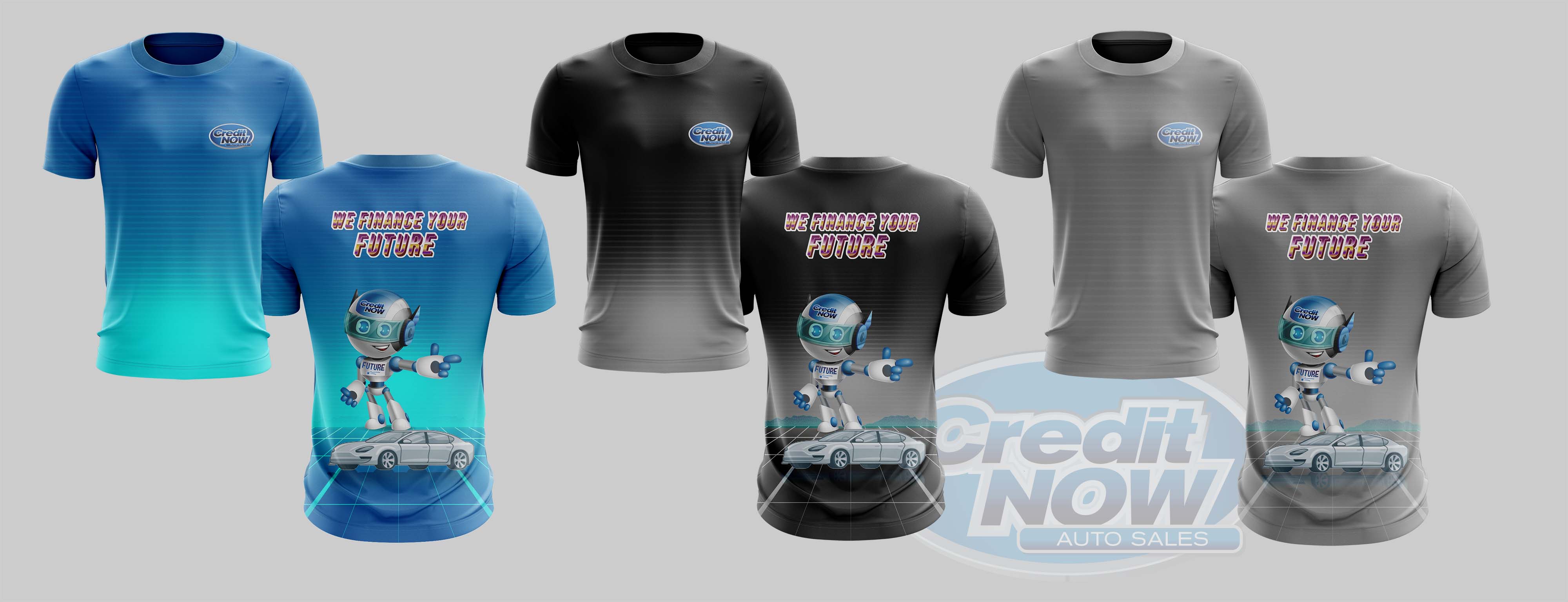 T-shirt Design by Mai-D for Credit Now Auto Sales  | Design #26709098