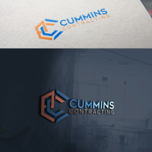 "CC" "Cummins Contracting" | Logo Design by Minimal Studio