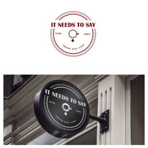 It needs to say Crash Site Cafe | Logo Design by FourtuneDesign