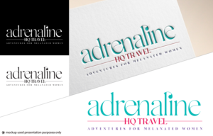 Adrenaline-HQ Travel  - Adventures for Melanated Women | Diseño de Logo por Juli creation