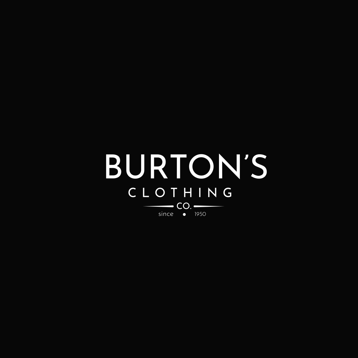 Design de Logo par Aaaron pour Burton’s Clothing Co.  | Design #26698428