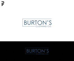 Logo Design by poisonvectors for Burton’s Clothing Co.  | Design: #26696574