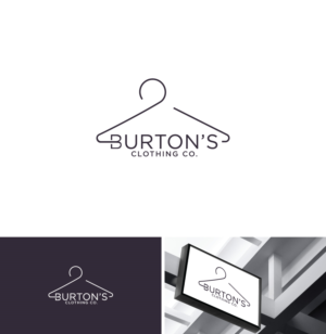 Logo Design by ecorokerz for Burton’s Clothing Co.  | Design: #26694980