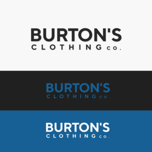 Design de Logo par IdentsArt pour Burton’s Clothing Co.  | Design : #26696090