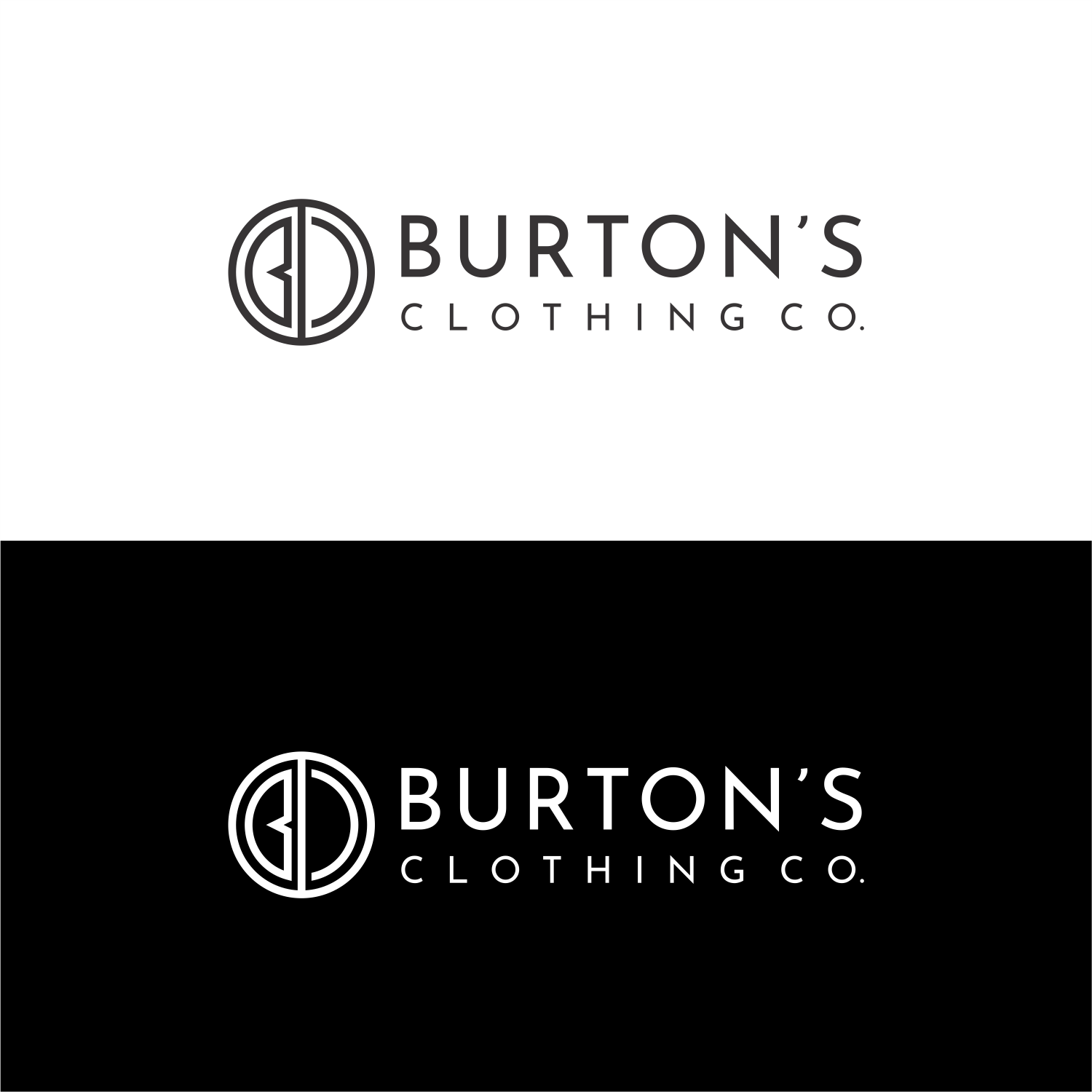 Diseño de Logo por ThiagoB para Burton’s Clothing Co.  | Diseño #26694940