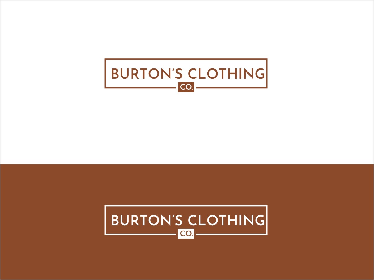 Design de Logo par jssaan pour Burton’s Clothing Co.  | Design #26693012