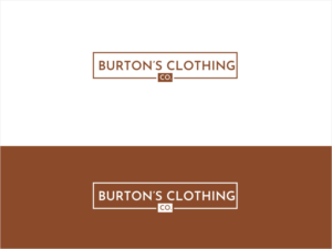 Logo Design by cjssan for Burton’s Clothing Co.  | Design: #26693012