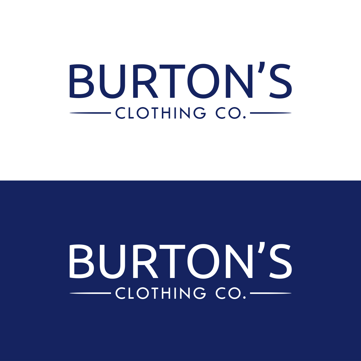 Logo-Design von dipikapcyart für Burton’s Clothing Co.  | Design #26696673