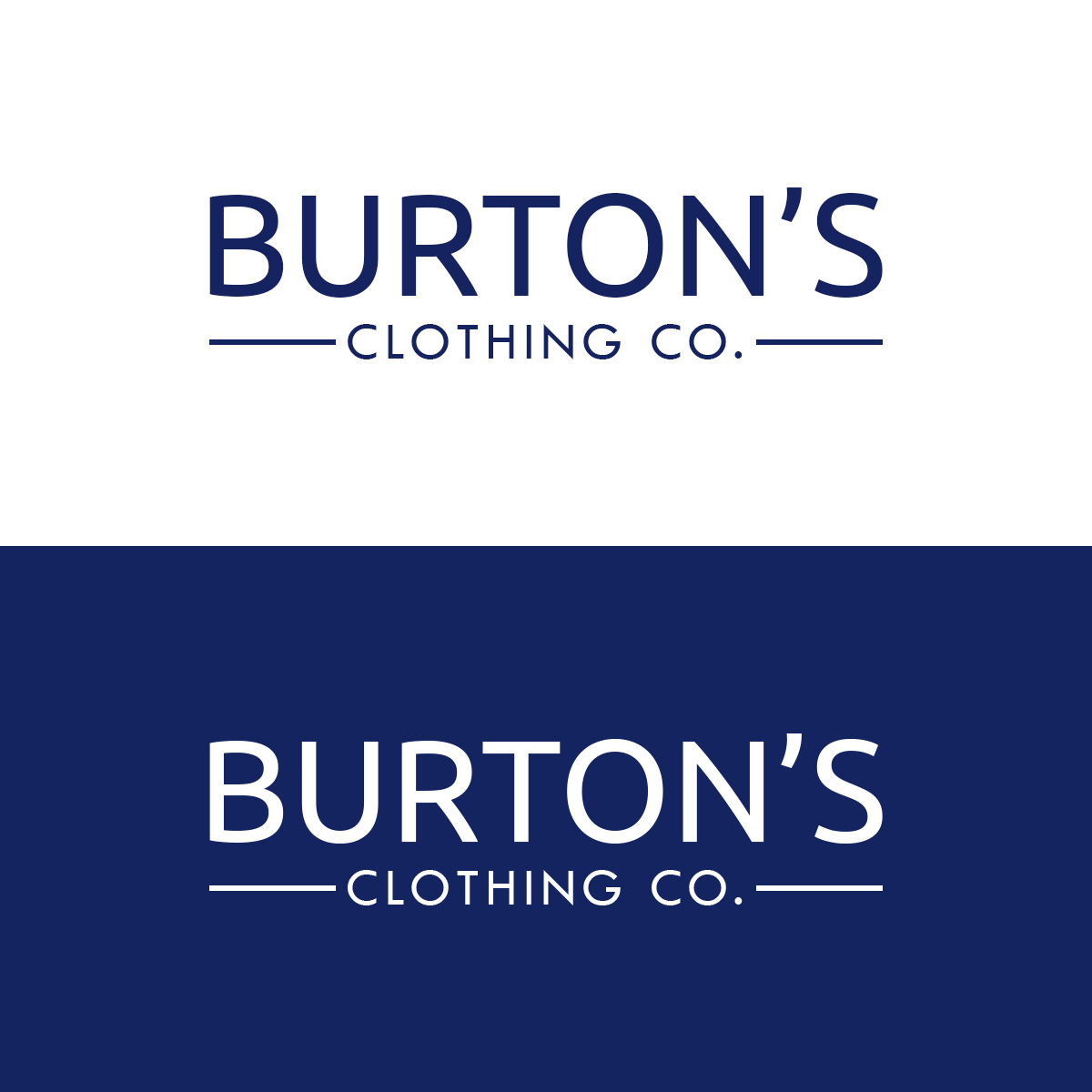 Design de Logo par dipikapcyart pour Burton’s Clothing Co.  | Design #26735586