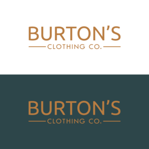 Logo Design by dipikapcyart for Burton’s Clothing Co.  | Design: #26764239