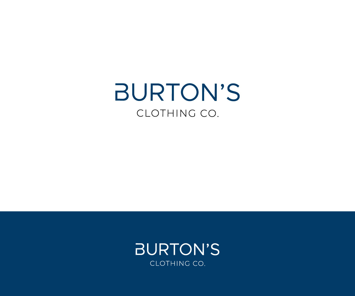 Design de Logo par flora.c design pour Burton’s Clothing Co.  | Design #26695903