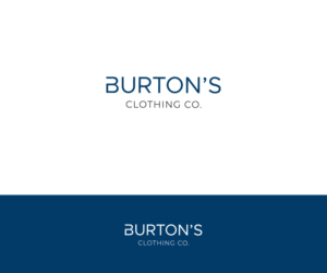 Design de Logo par flora.c design pour Burton’s Clothing Co.  | Design : #26695903