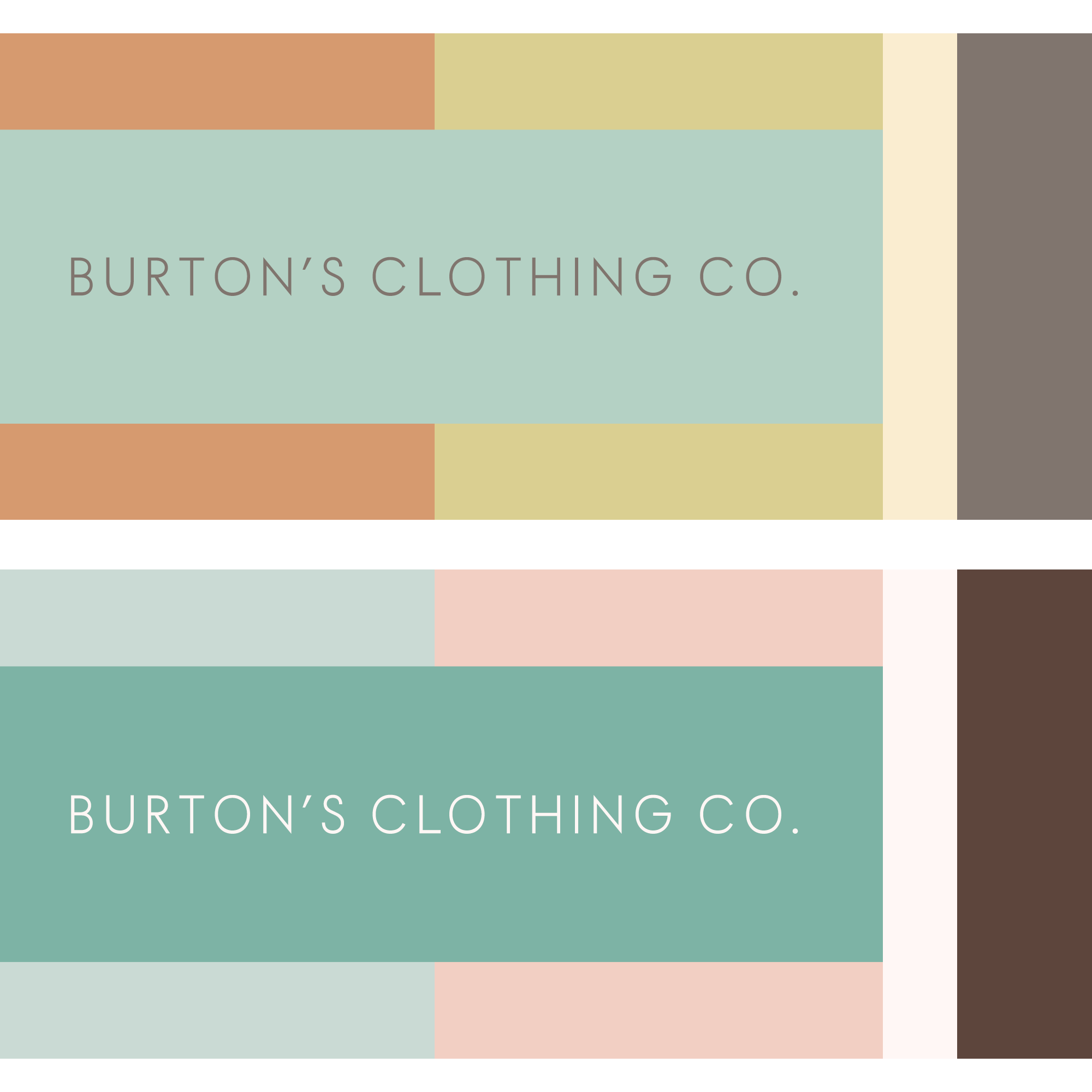 Design de Logo par Prestige Studio pour Burton’s Clothing Co.  | Design #26692745