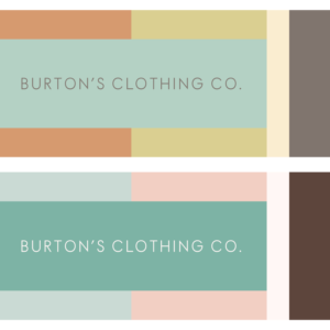 Design de Logo par Prestige Studio pour Burton’s Clothing Co.  | Design : #26692745