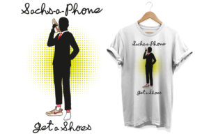 Sachs-a-phone | Diseño de Camiseta por Al Pech