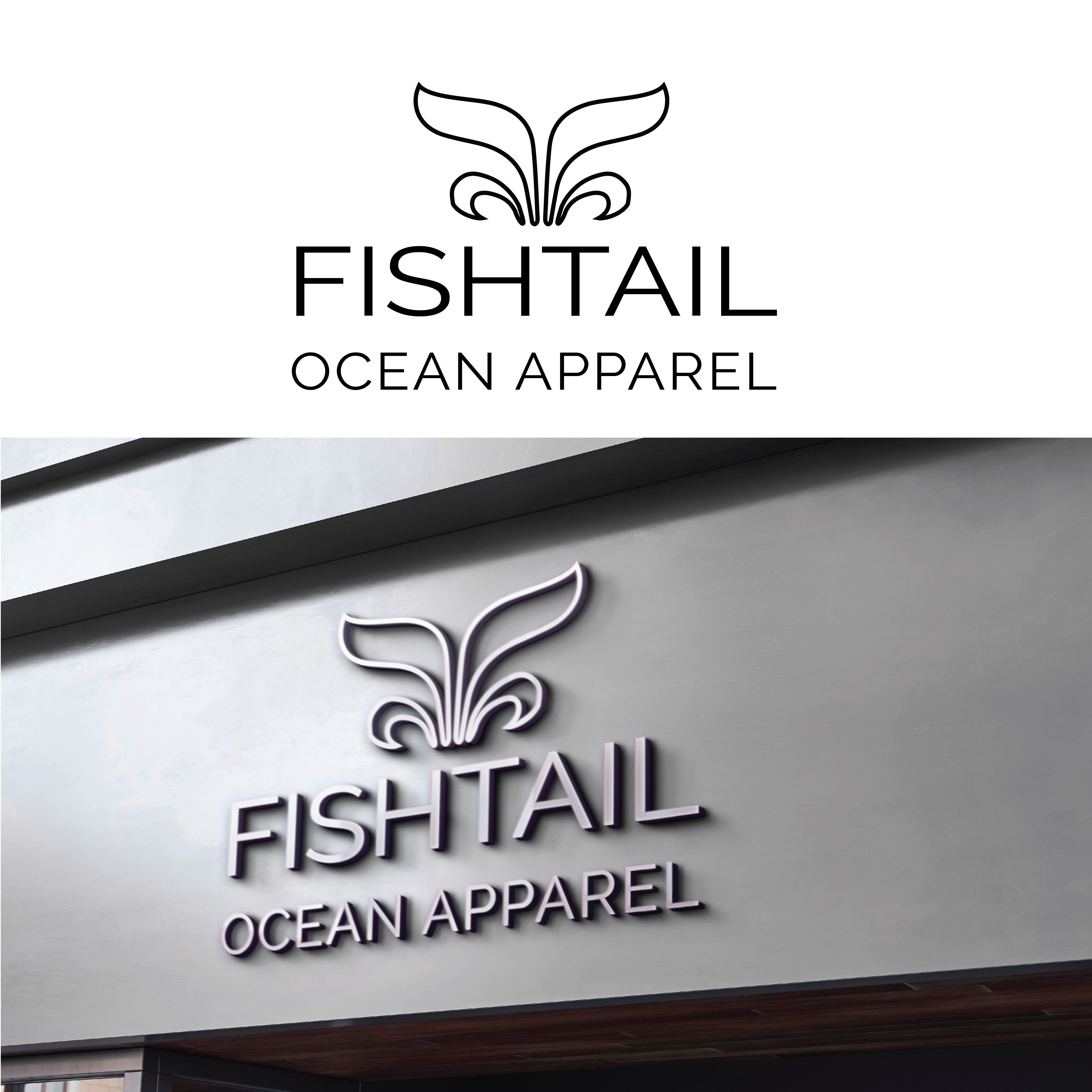 Logo Design by NandanG for Fishtail Ocean Apparel | Design #26725811