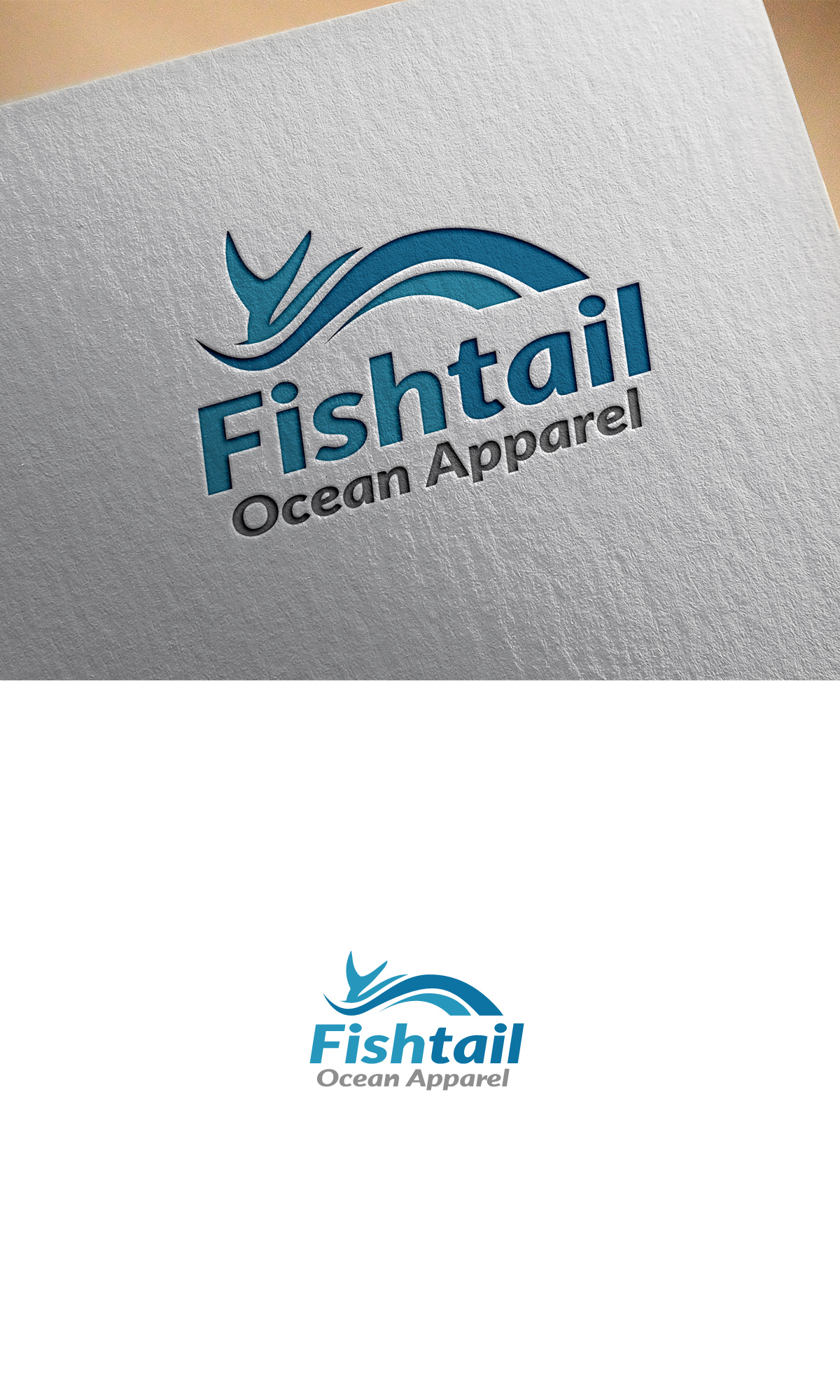 Logo Design by logo_s for Fishtail Ocean Apparel | Design #26708711