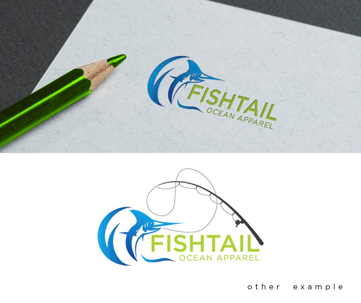 Logo Design by mam1 for Fishtail Ocean Apparel | Design #26703375