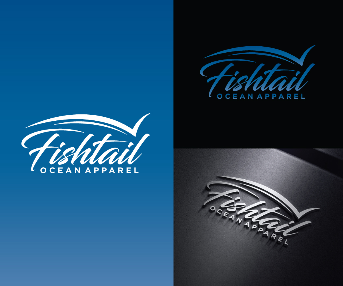 Logo Design by Atec for Fishtail Ocean Apparel | Design #26702477