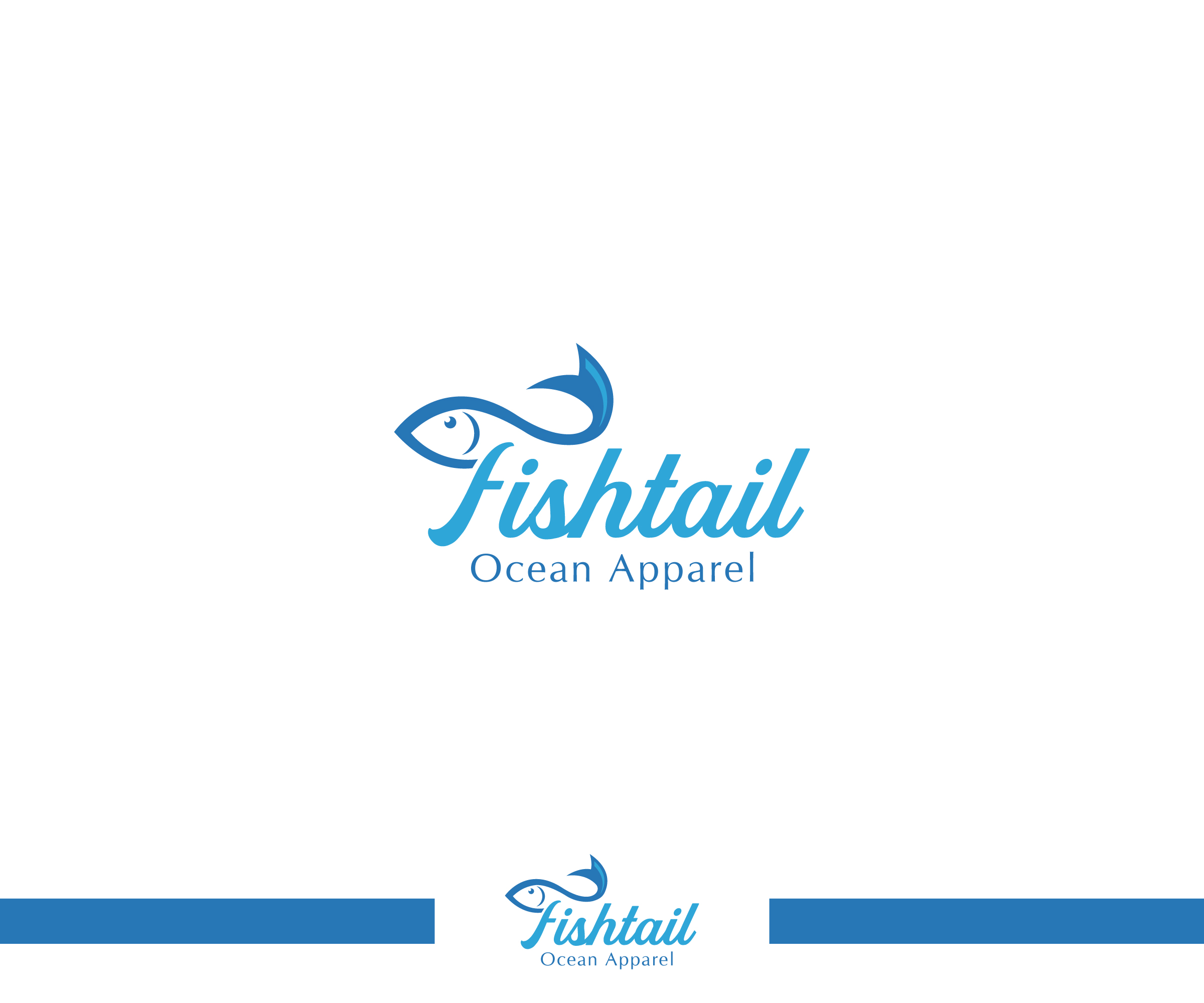 Logo Design by ecorokerz for Fishtail Ocean Apparel | Design #26699980