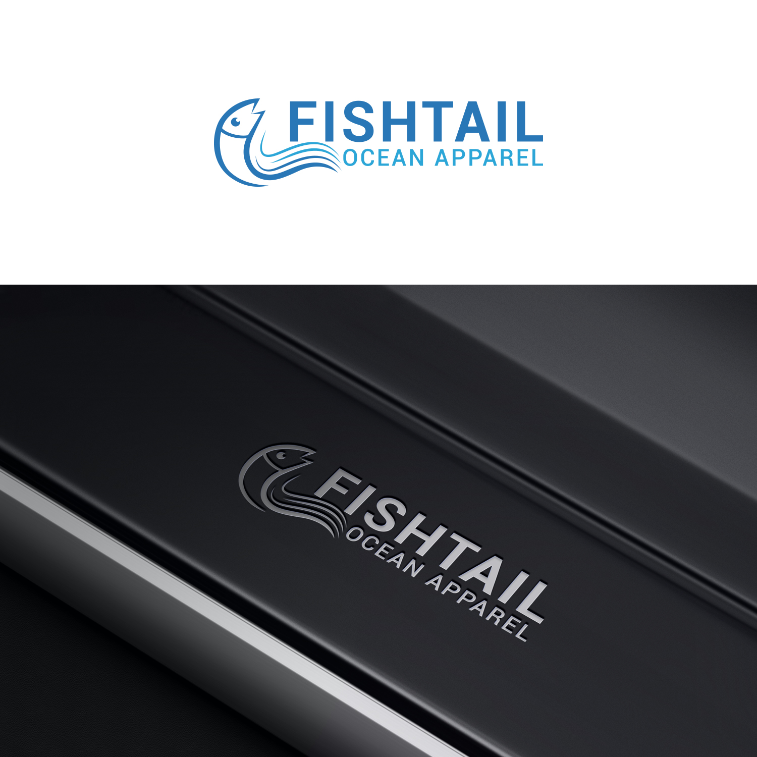Logo Design by Maxo-Biz for Fishtail Ocean Apparel | Design #26700077