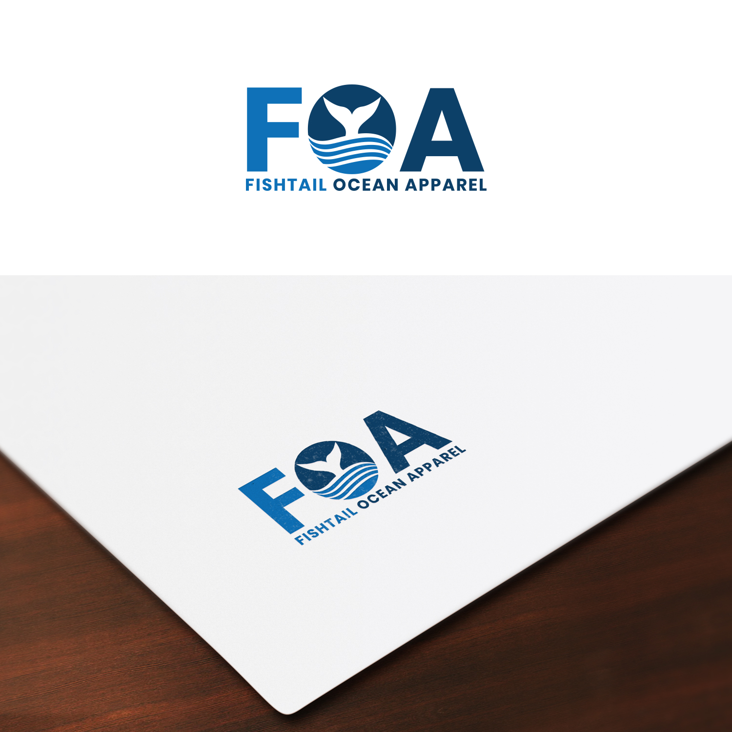 Logo Design by Maxo-Biz for Fishtail Ocean Apparel | Design #26700078