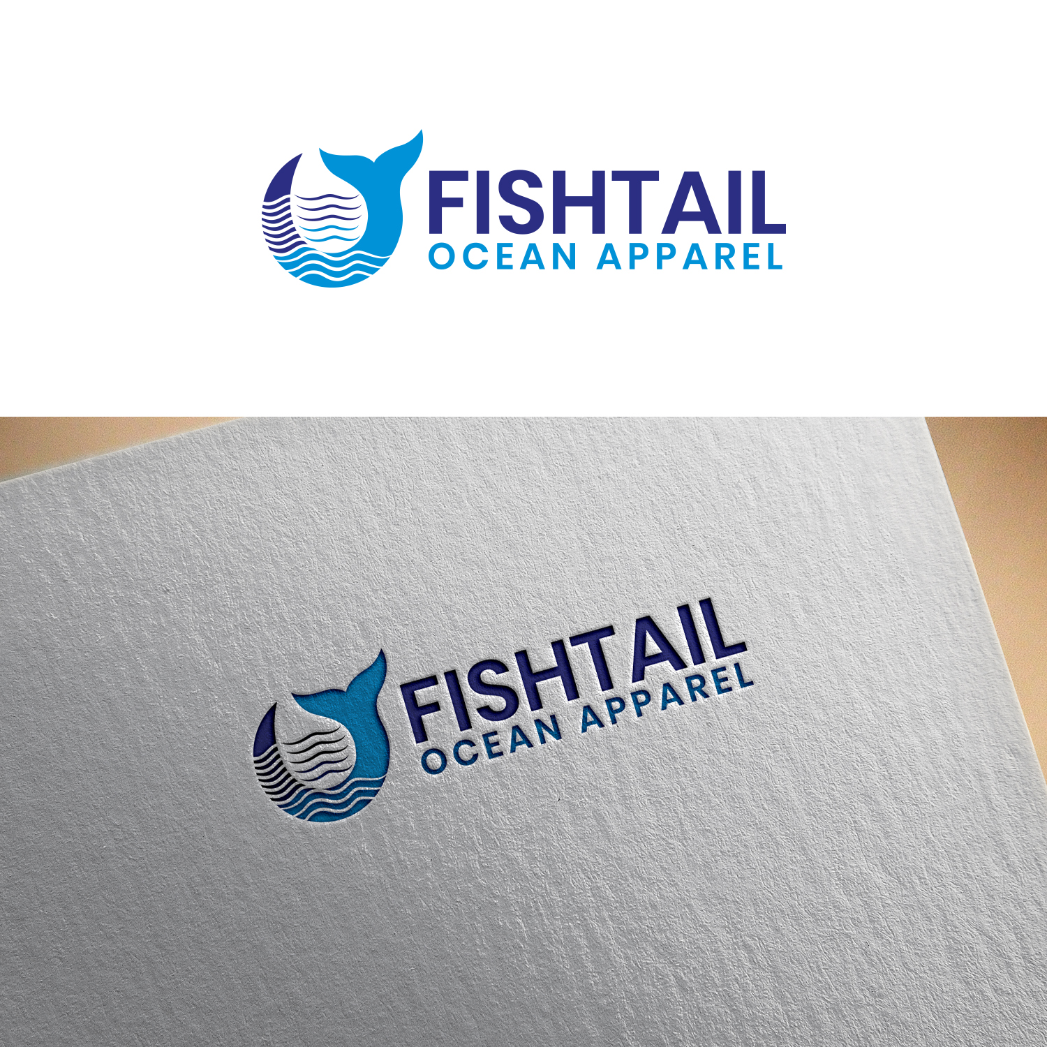 Logo Design by Maxo-Biz for Fishtail Ocean Apparel | Design #26700079