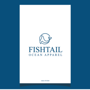 Logo Design by Sarastudioo for Fishtail Ocean Apparel | Design: #26726300