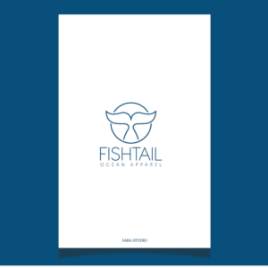 Logo Design by Sarastudioo for Fishtail Ocean Apparel | Design: #26726368