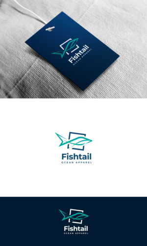 Logo-Design von Haja_H2 für Fishtail Ocean Apparel | Design: #26699005
