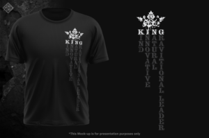 King Acronym Inspired Leader for Black men | T-Shirt-Design von gekgrfx