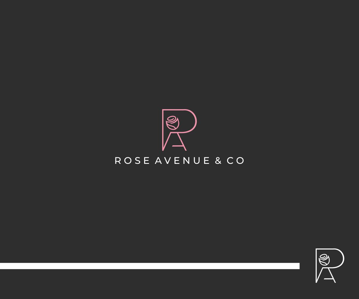 Logo Design by Fat Bat Man for Rose Avenue and co | Design #26700237