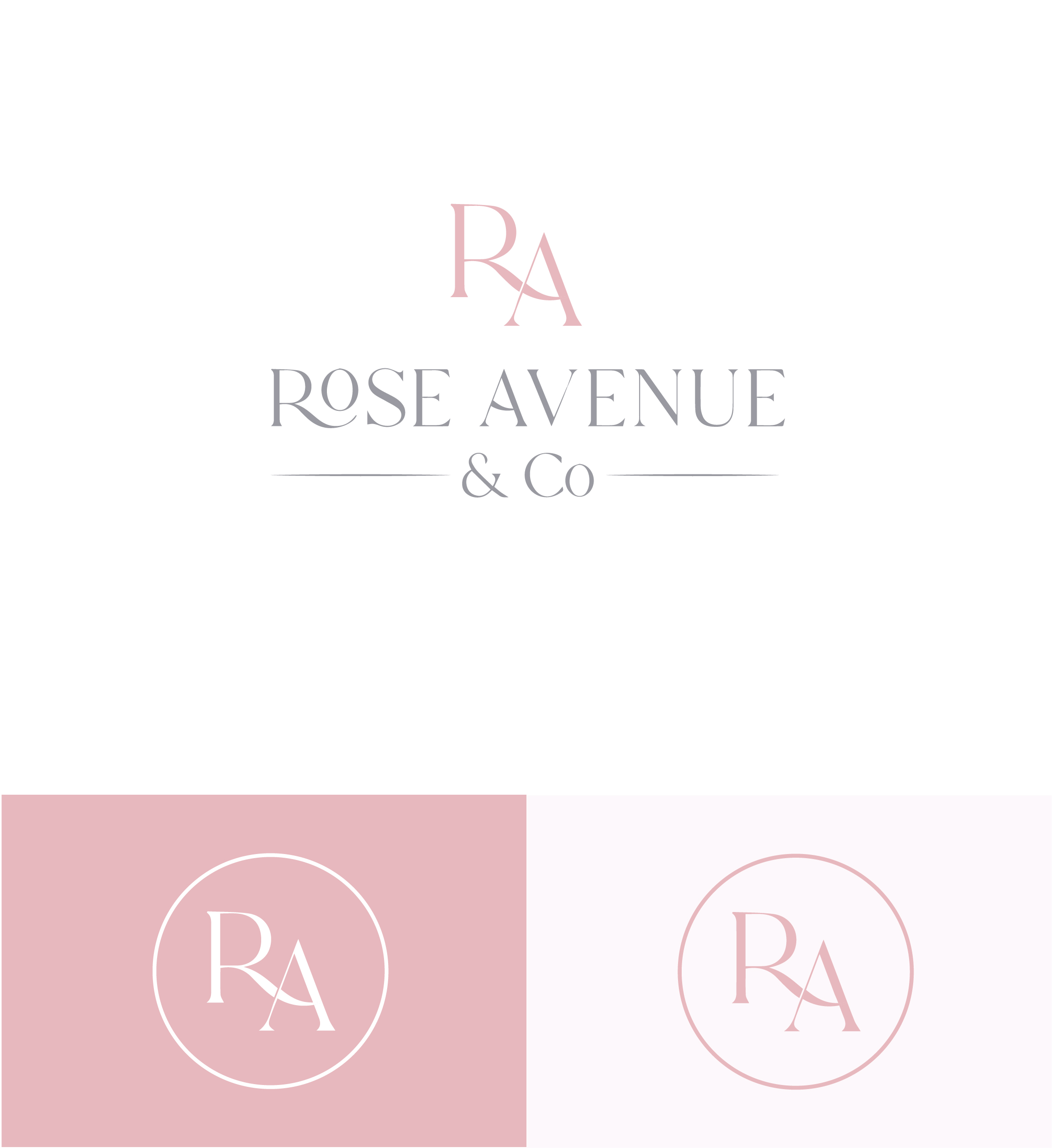 Logo Design by Birdcage for Rose Avenue and co | Design #26719455