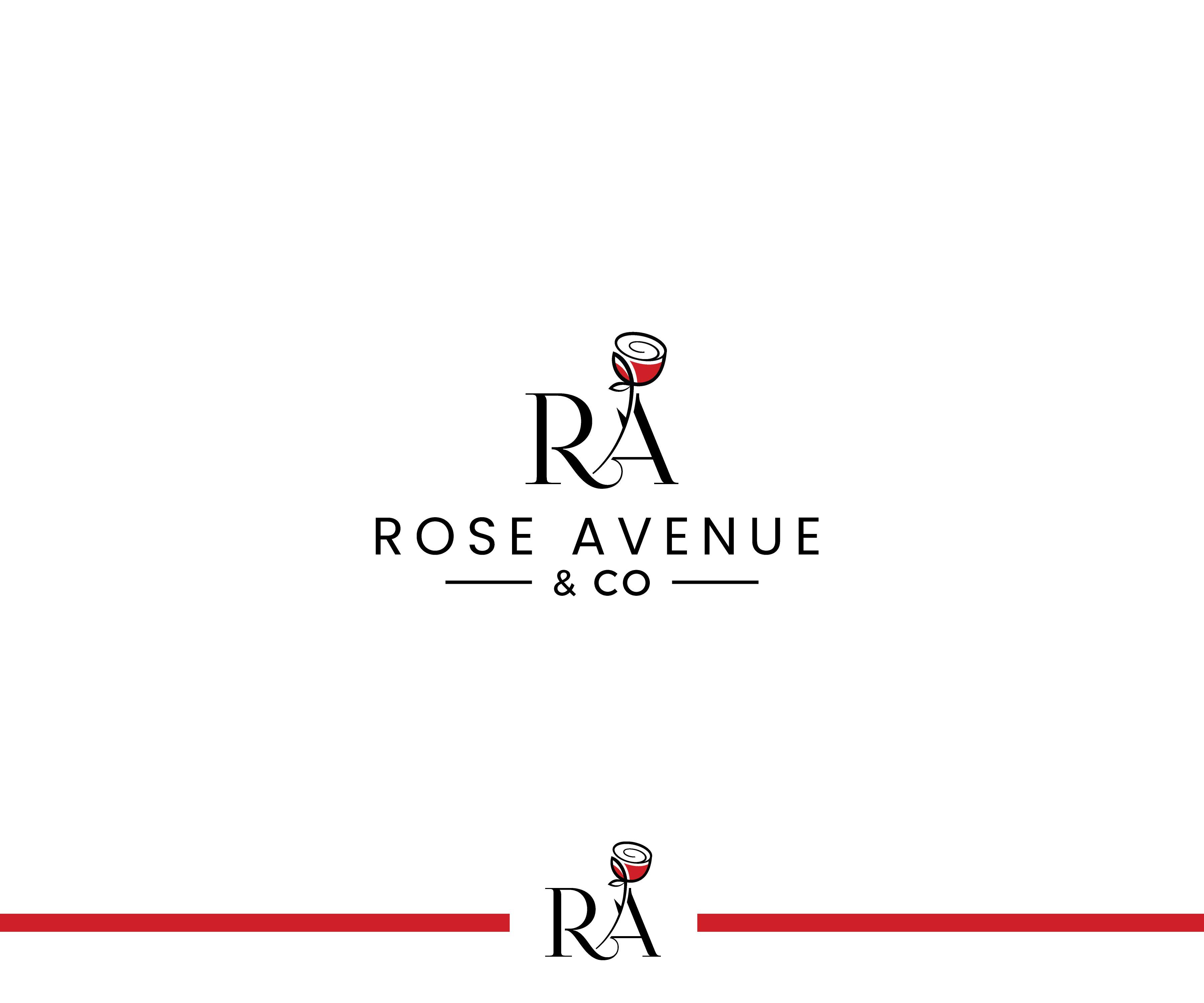 Logo Design by ecorokerz for Rose Avenue and co | Design #26700640