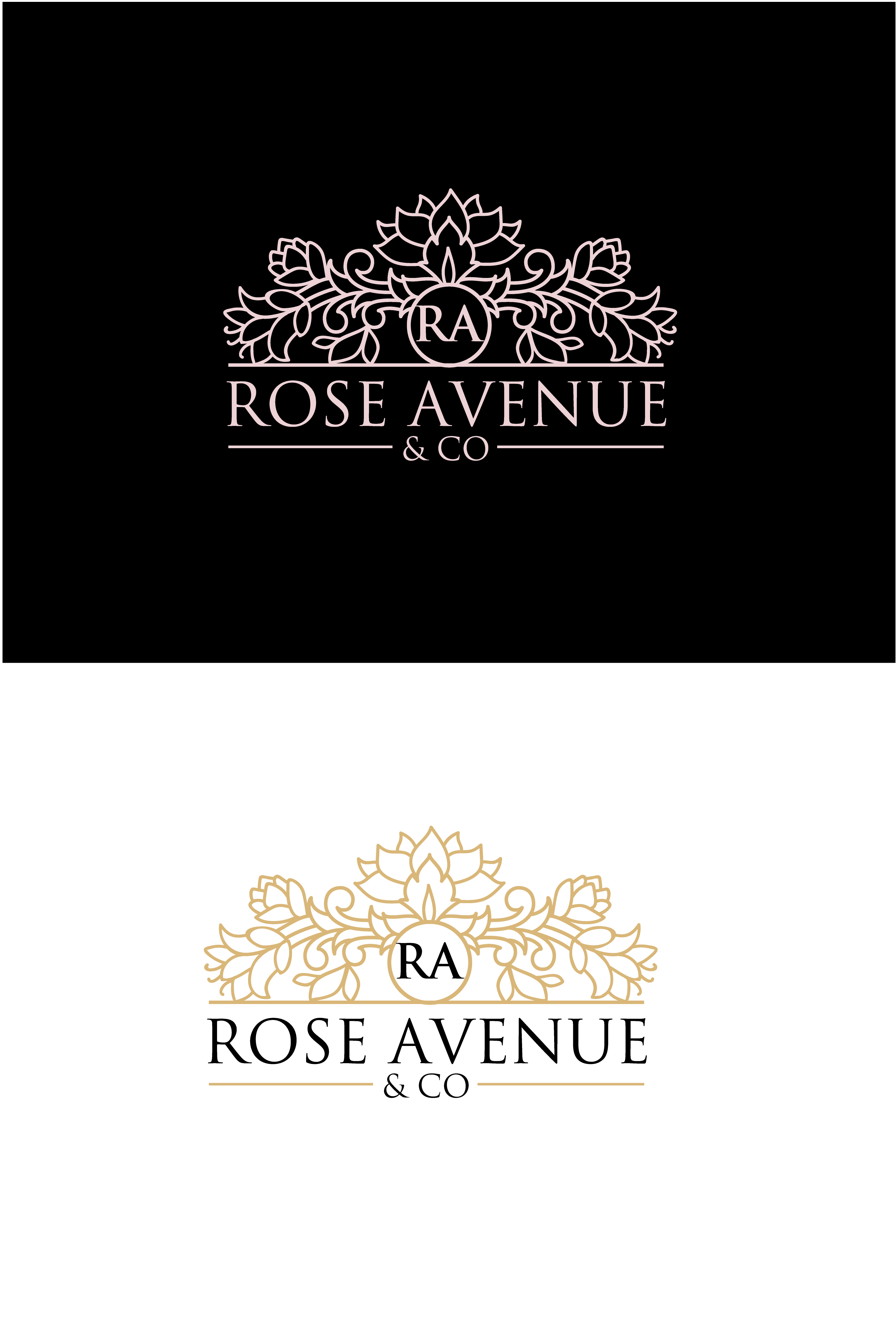 Logo Design by Taya Bright for Rose Avenue and co | Design #26733196