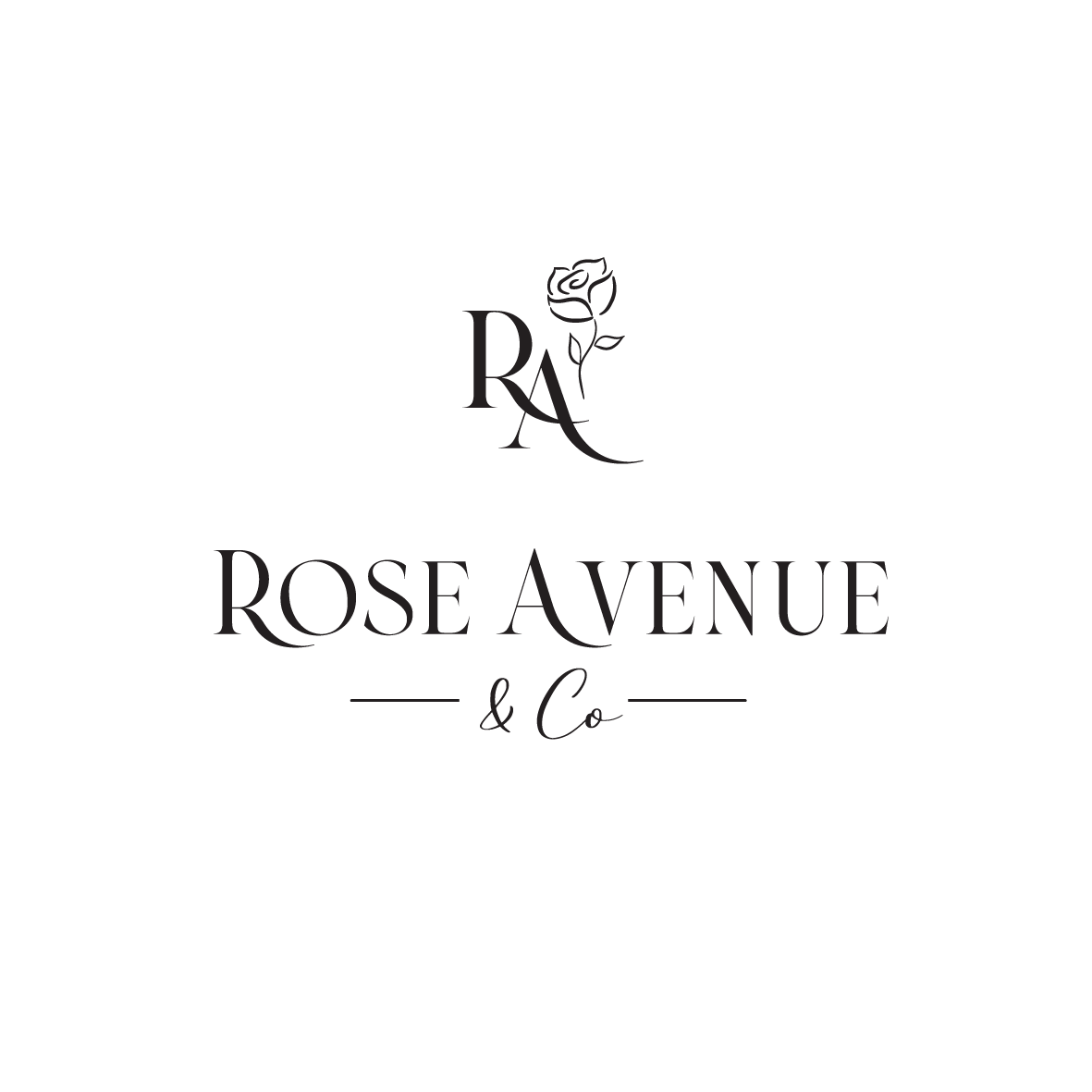 Logo Design by Samantha Ward Design for Rose Avenue and co | Design #26728948