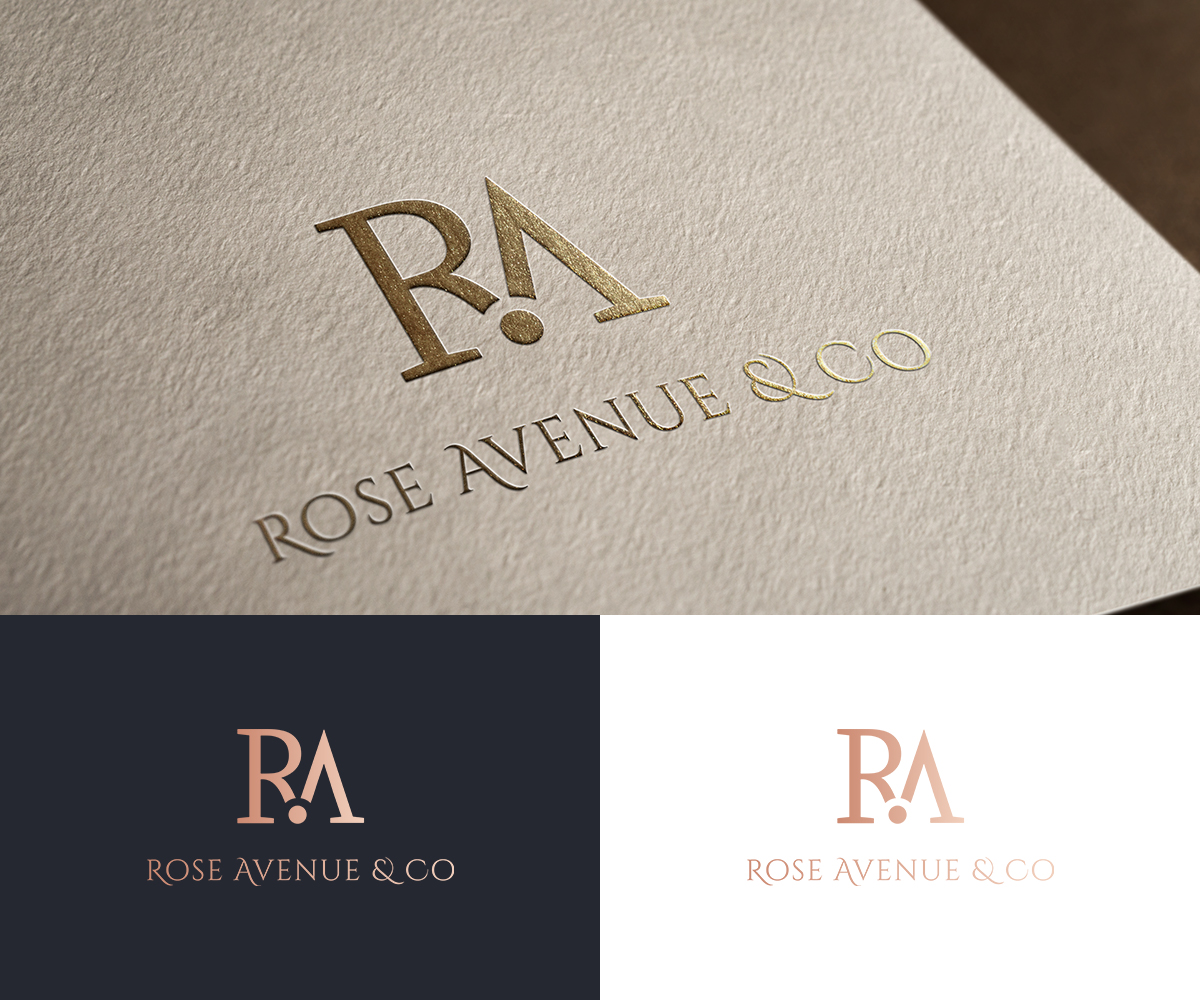 Logo Design by tejas.hapani for Rose Avenue and co | Design #26810356