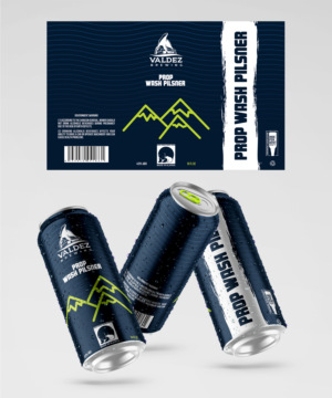 Craft Brewery Beer Can Label in Alaska | Diseño Gráfico por Jose Loaiza